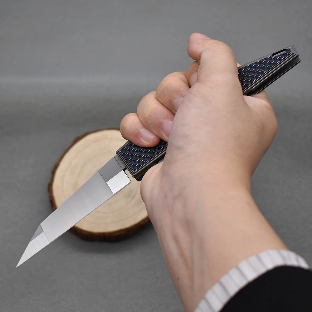 LUOKESI ножи M390 лезвие + ручка из углеродного волокна складной нож для выживания