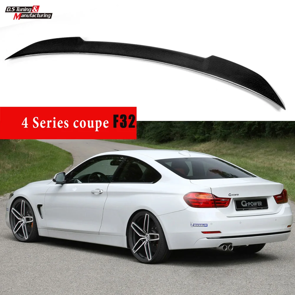 

Элегантный задний спойлер 3*3 3K, Twill Carbon Fiber Boot Ducktail для BMW 4 серии купе (F32) (не подойдет M4), гарантированное крепление