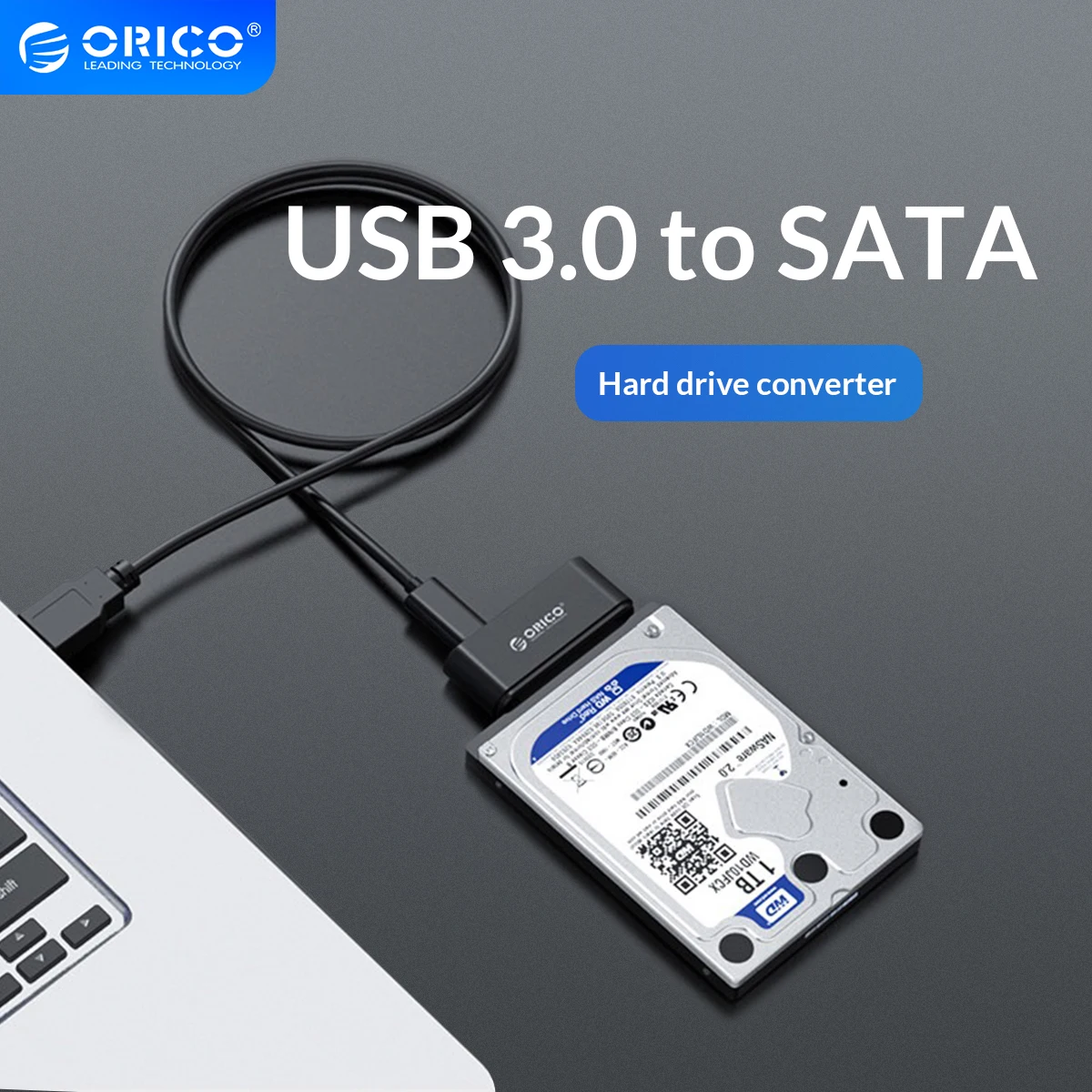 

ORICO USB3.0 to SATA Hard Drive Cable 2.5inch External SSD HDD Sata III Adapter Converter Computer Connectors For Laptop PC