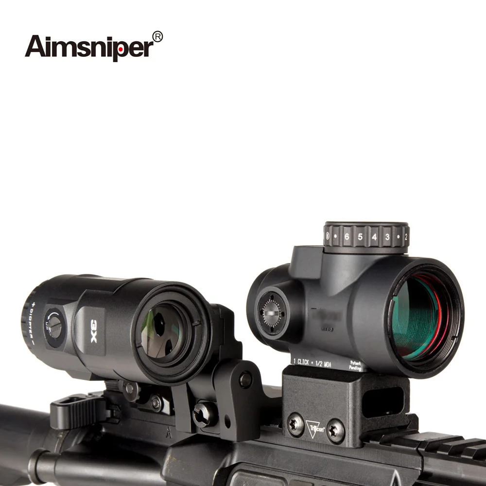 Trijcon MRO коллиматорный прицел 1x25 Red Dot 3x лупа комбо для охотничий тактический