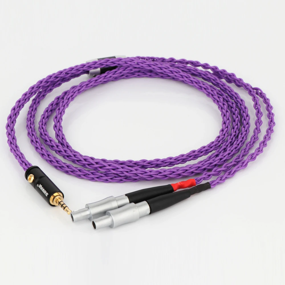 

Preffair HiFi High Purity 8 Cores Silver Plated Headphones Replacement Cable Upgrade Cable For Focal Utopia ELEAR Headphones