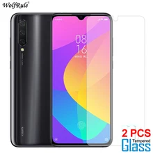 2Pcs Glass For Xiaomi Mi 9 Lite Screen Protector Tempered Glass For Xiaomi Mi 9 Lite Glass Protective Phone Film 6.39