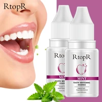 rtopr teeth care removes tooth plaque stains serum teeth whitening bleaching essence powder oral hygiene cleaning water 2 pcs
