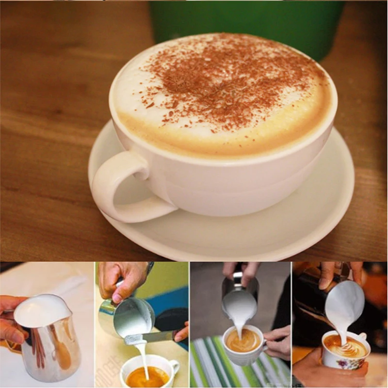 

Fantastic Kitchen Stainless Steel Milk frothing jug Espresso Coffee Pitcher Barista Craft Coffee Latte Milk Frothing Jug Pitcher