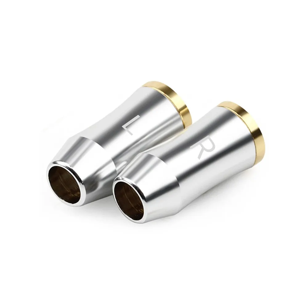 DIY аудио разъем гнездовой MMCX штекер бериллиевый Медный позолоченный провод 3 5 мм