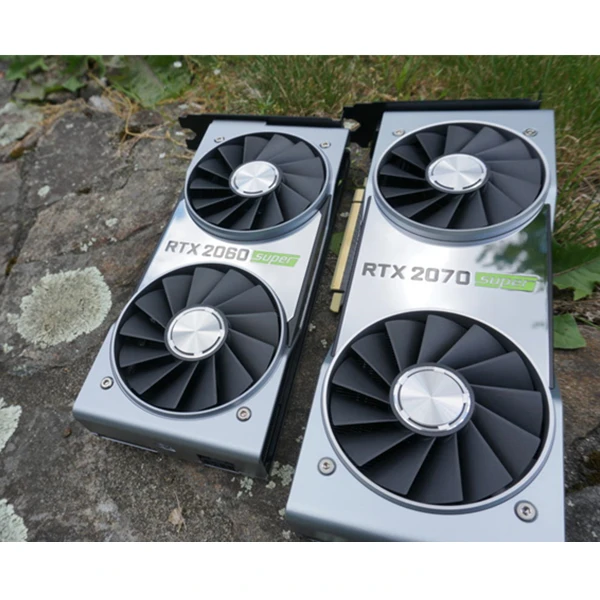 Оригинальная игровая видеокарта Nvidia GPU RTX 2070 8 Гб GDDR6 PCI Express черная/серебристая |