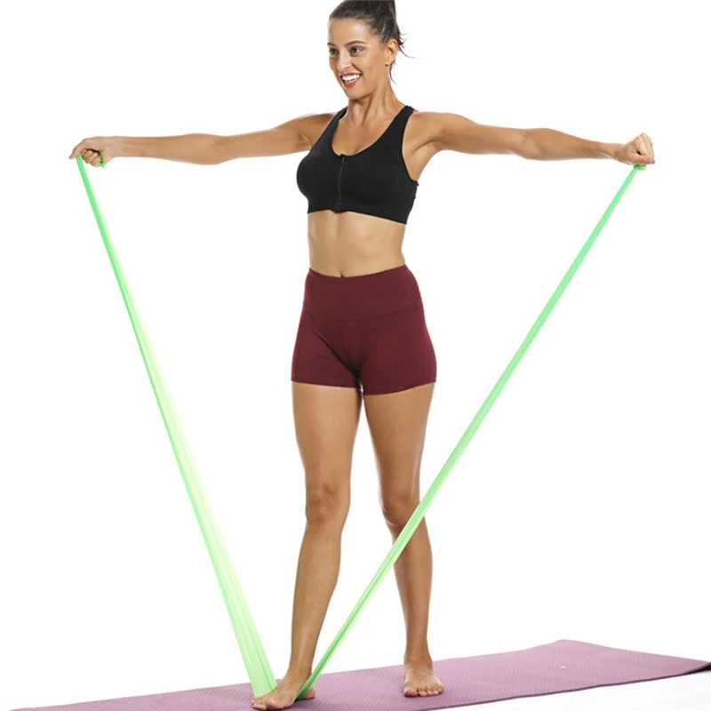 

150cm Stretching Rubber Loop Yoga Resistance BandsExercise Fitness Equipment Strength Training Body Pilates Strength Training