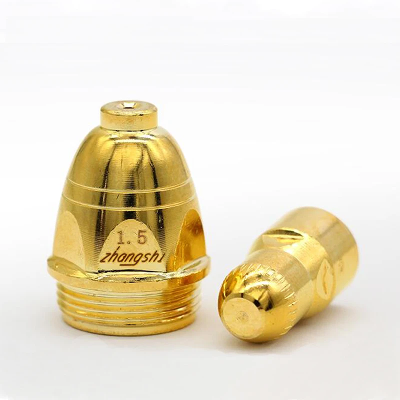 Сопло для плазменной резки, запасные части для электродов, расходные материалы, гафниевый провод, уплотнительные кольца 10 шт., медный P80.