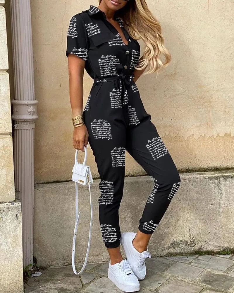 

Streetwear White Sexy Bodycon Jumpsuit Women Overalls Rompers 2021 Short Sleeve Skinny Summer Womens Jumpsuit