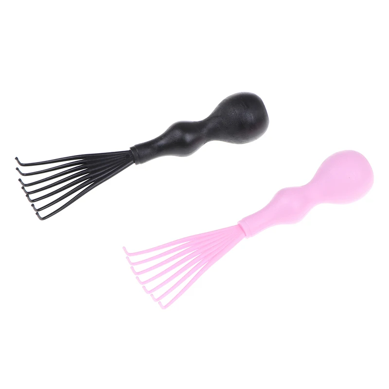 

Comb Hair Brush Cleaner Cleaning Remover Embedded Beauty Tools Plastic Soft Handle Comb Cleane Tool