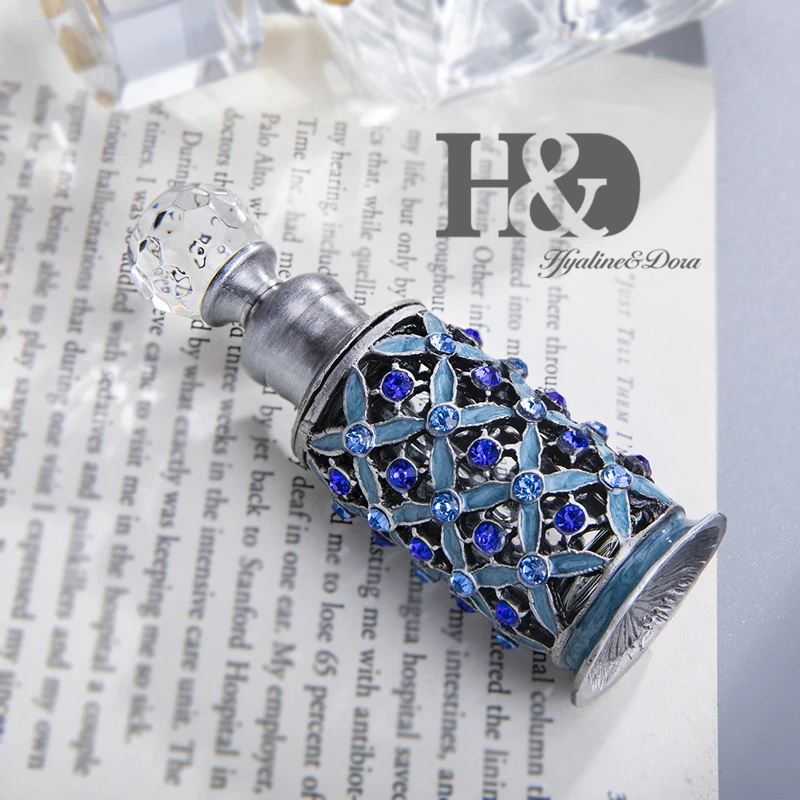 H&D, 15 стилей, пустые многоразовые флаконы для духов, Ретро стиль, матовое стекло, тонкий ароматизированный ароматизатор, контейнер для эфирных масел, Декор, подарок для девушек
