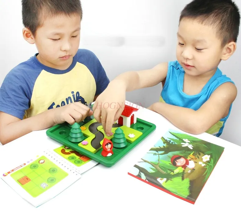 

Детская Красная Шапочка и волк для раннего развития 4 лет 3 лет игрушки для обучения логике и мышлению 2021