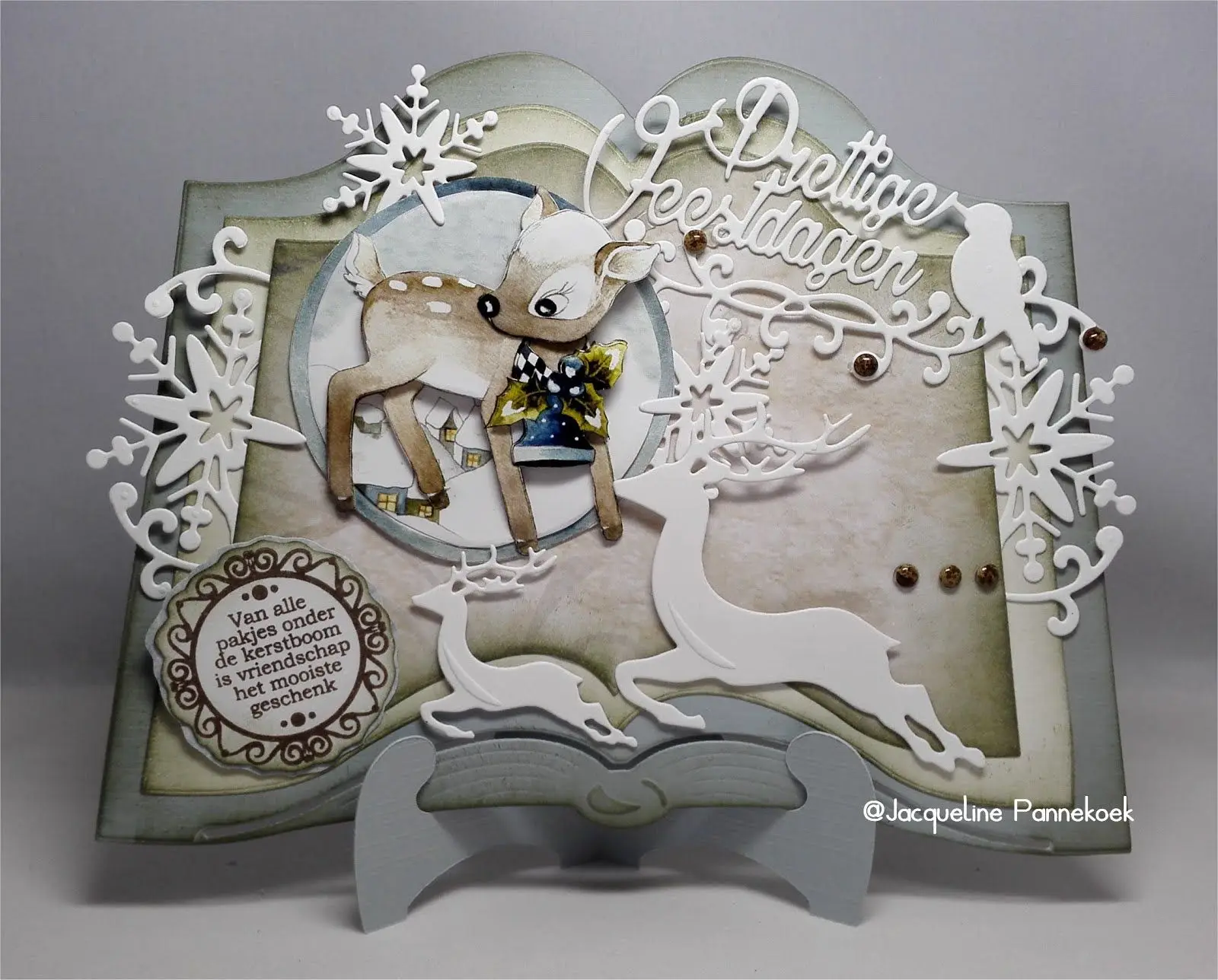 

Deer Metal Cutting Dies for Scrapbooking Steel Craft Die Cut Embossing Paper Card Album Stencil