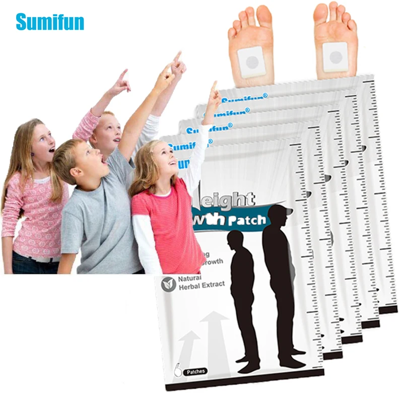 

12-48Pcs Sumifun Body Height Enhancer Patch Growtaller Patch in Foot Increase Height Growth Foot Patch For Adults and juvenile