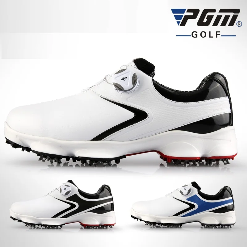 Туфли PGM мужские для гольфа водонепроницаемые дышащие Нескользящие кроссовки