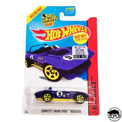 Hot Wheels Corvette Grand Sport Roadster HW Race 179/250 2015 long card Factory Sealed|Настольный футбол| |