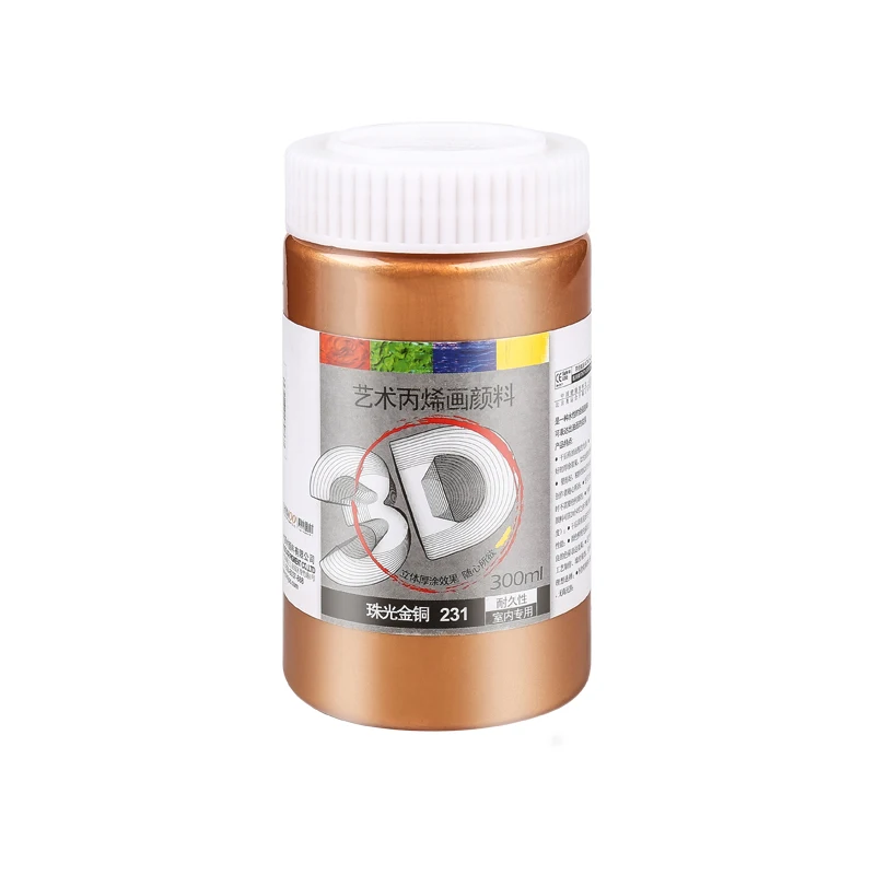 Золотой Серебряный 3D акриловый лак для обработки дерева металлическое покрытие