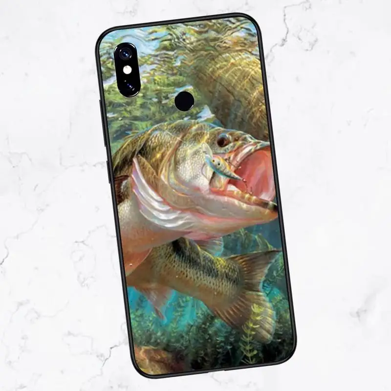 

Hunting Fishing art fish Phone Case For Xiaomi Redmi 7 8 9t a3Pro 9se k20 mi8 max3 lite 9 note 9s 10 pro
