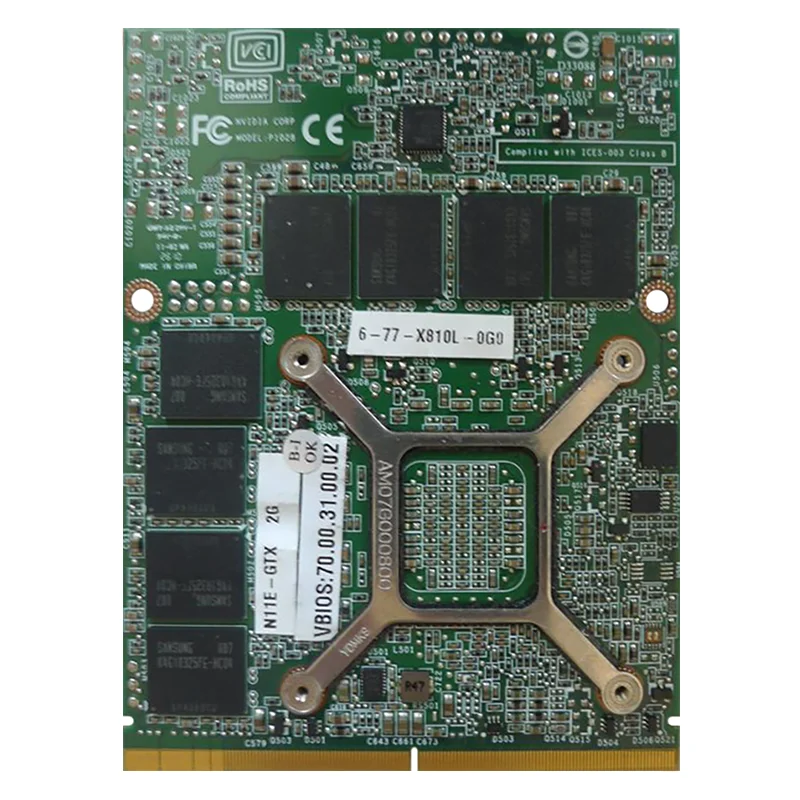 GTX480M GTX 480M GDDR5 2 гб N11E A3 видео Графика карты с X скоба для Clevo W86cu W860cu W860tu M860tu 100% Тесты