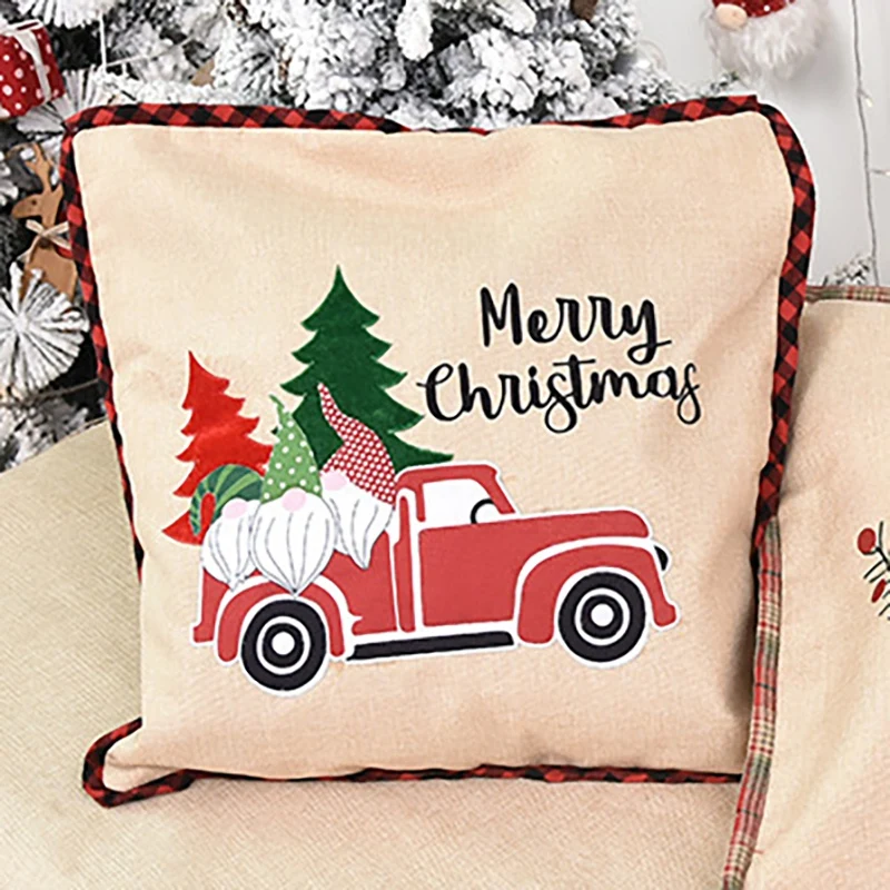 

1 Pcs Linen Home Decor Pillowcase Throw Pillow Cushion Cover Square Decorative Pillowcase