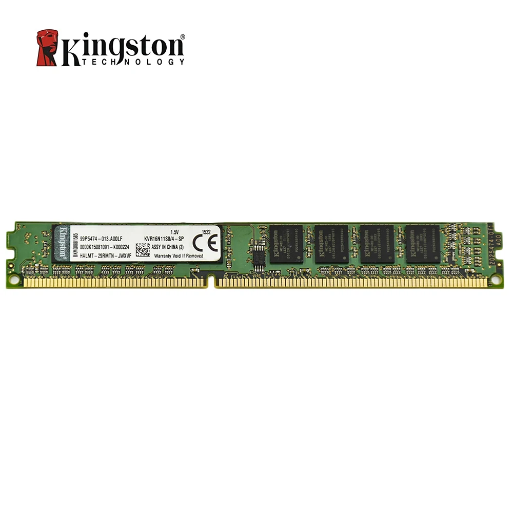Оперативная память Kingston оперативная ddr3 4 Гб DDR 3 1600 МГц CL9 для настольных