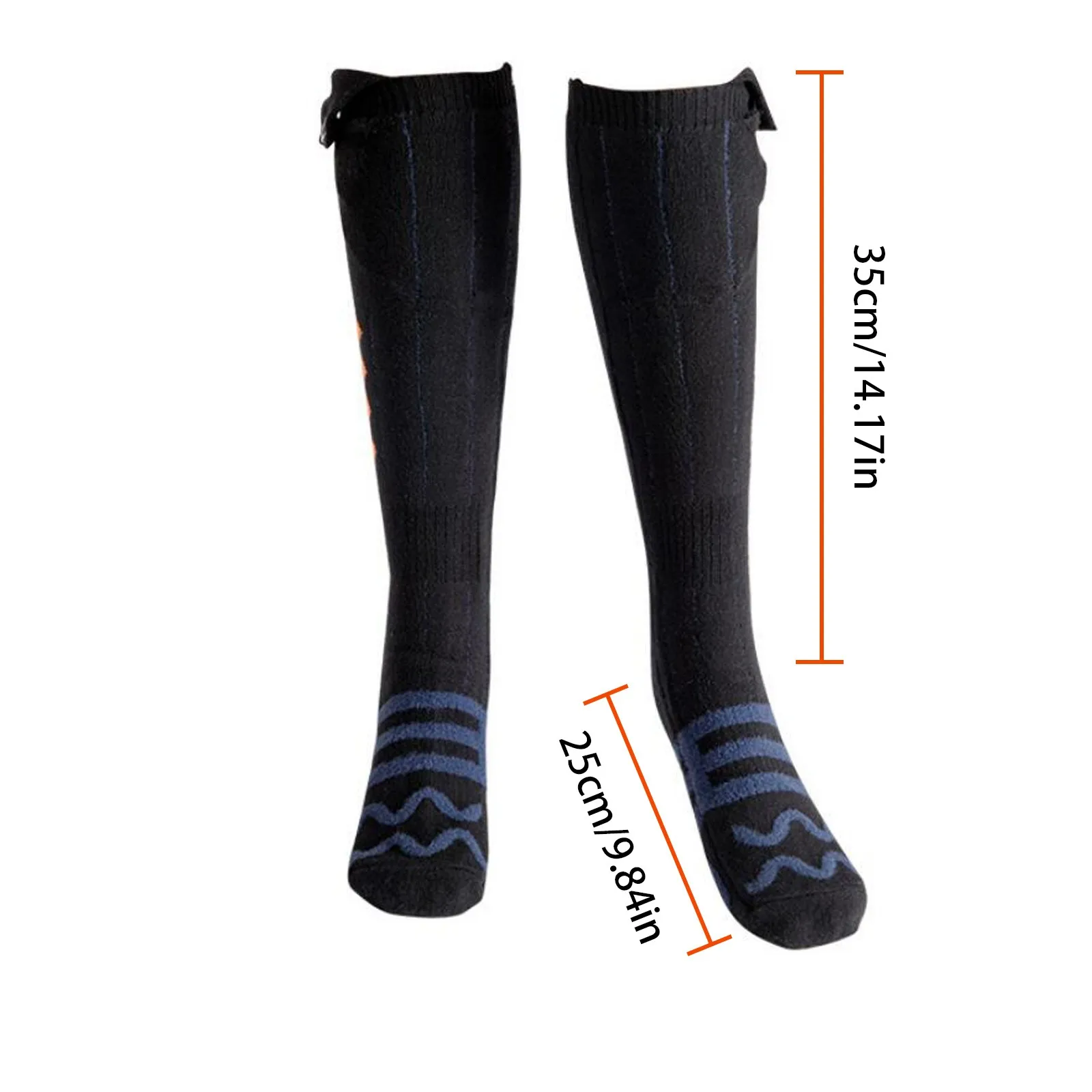 

Heating Socks Elastic Comfortable Resistant Electric Rechargeable Heated Warm Sock With Power Bank Outdoor Ski Camping Hunting