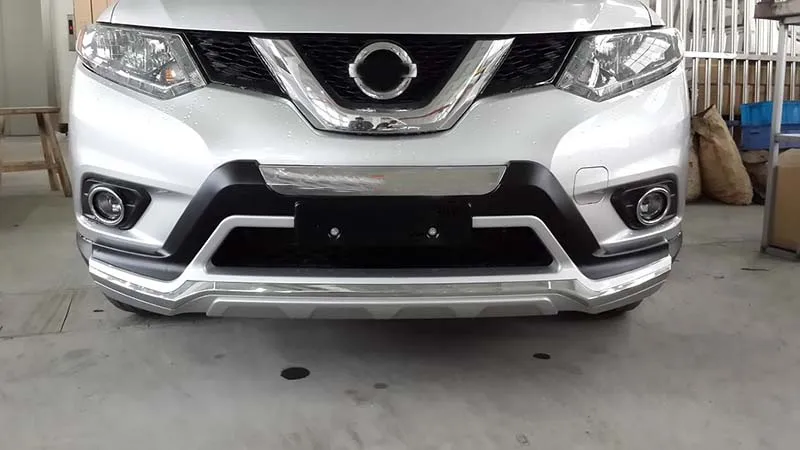 Передний и задний бампер для Nissan X Trail 2014 2016 диффузор бамперы протектор губ