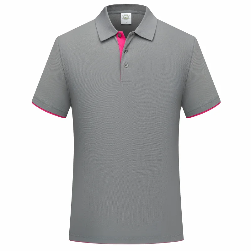 Изготовленный На Заказ мужская и женская футболка поло с логотипом 9 Цвета