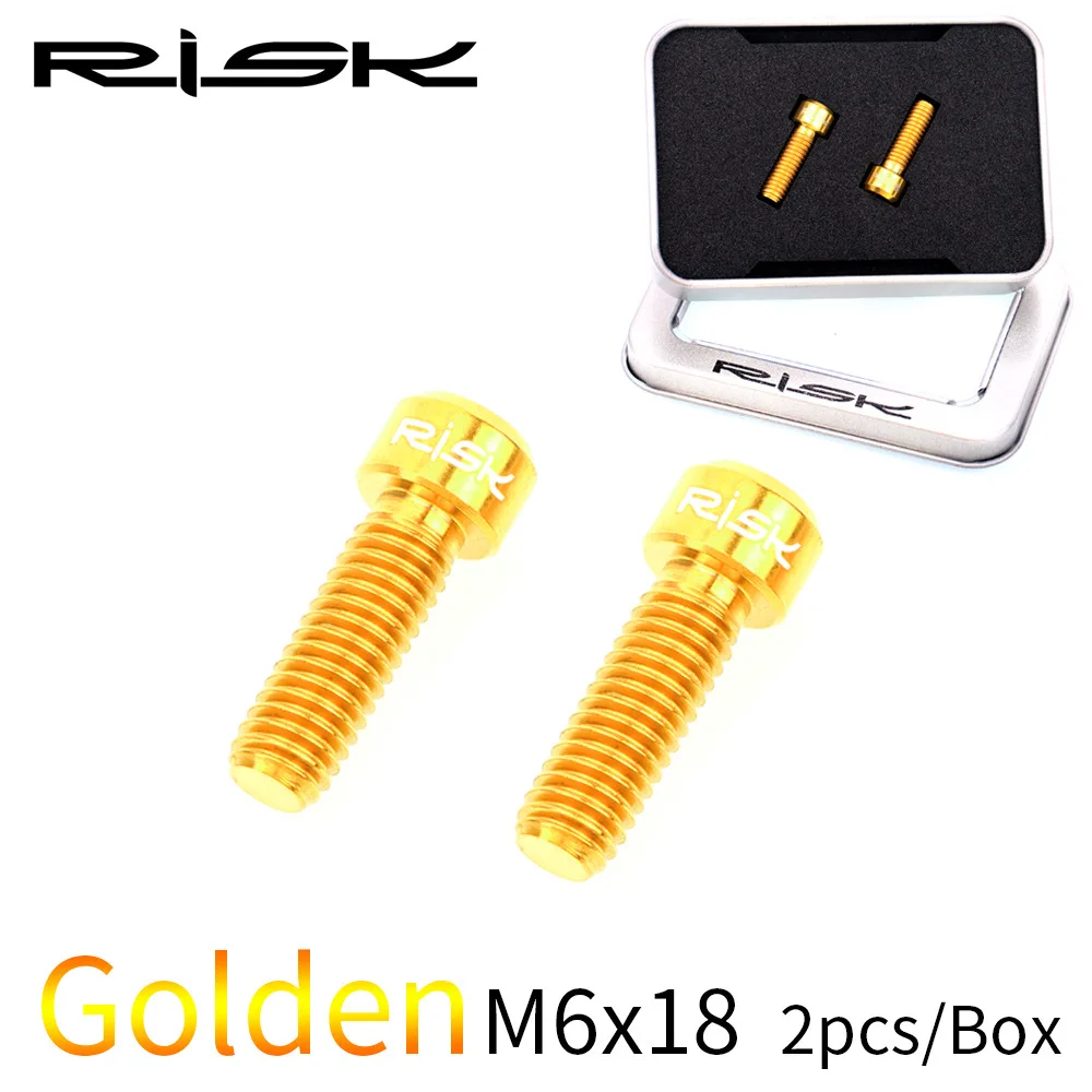 2 шт. Кривошип из титанового сплава для горного велосипеда M6 * 18 мм | Спорт и