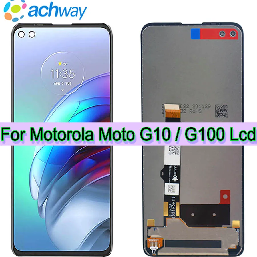 100% протестированный ЖК-дисплей для Motorola Moto G100 сенсорный экран дигитайзер в сборе