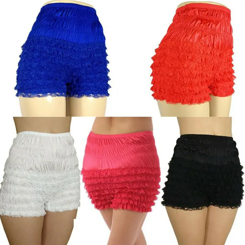 Милые разноцветные Многослойные сетчатые взъерошенные трусики женское нижнее