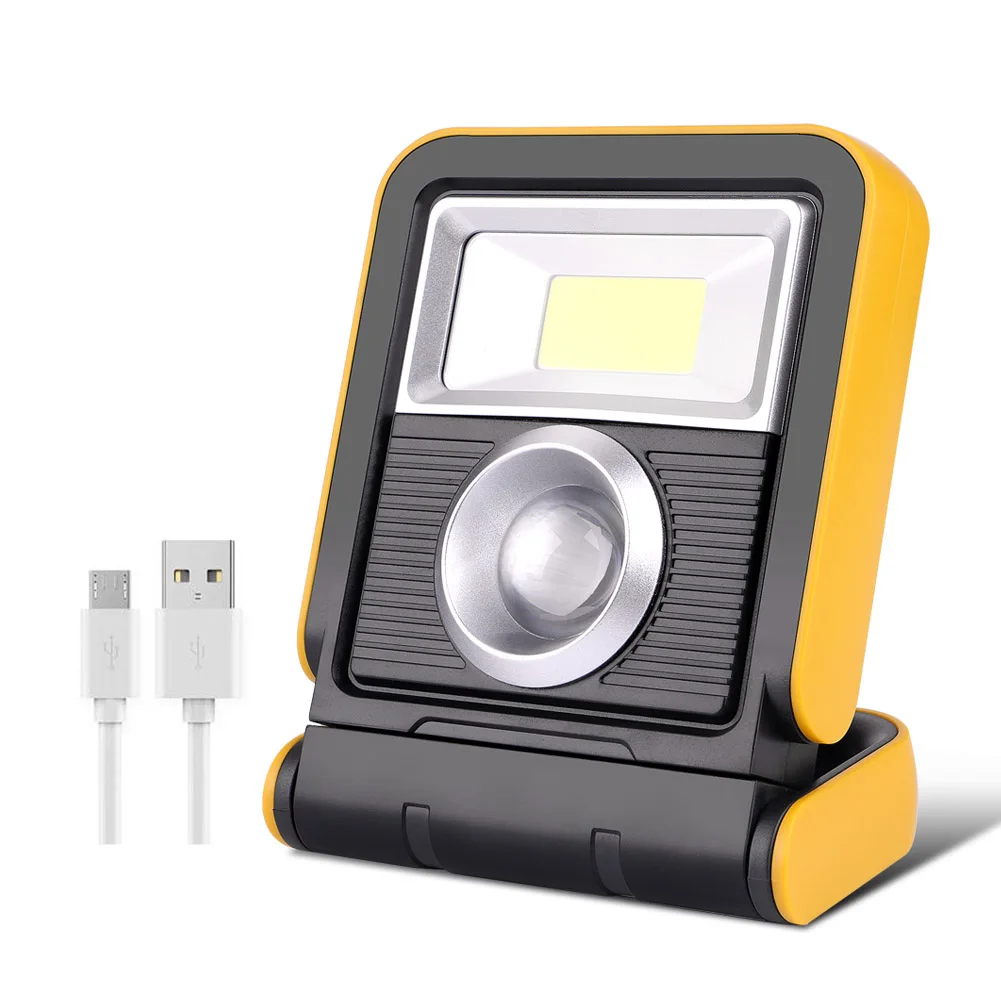 

COB Work Lamp LED Garden Light Portable Outdoor Floodlight Rechargeable Camping Light Rotatable Spotlight Searchlight