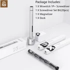 Wowstick 1P + 1P профессиональная электрическая отвертка Набор прецизионных аккумуляторных батарей с 20 шт. S2 магнитных бит для xiaomi