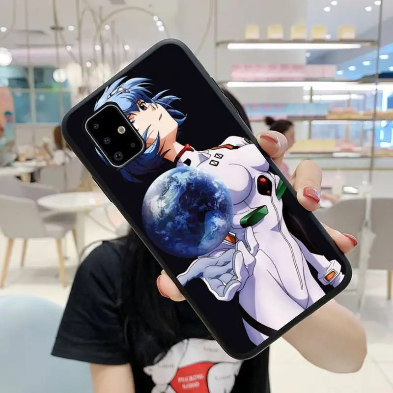 

Asuka Ayanami Rei NERV Phone Case For Samsung S5 S6 S7 S8 S9 S10 S20 S21 Edge Plus E Fe Lite Cover