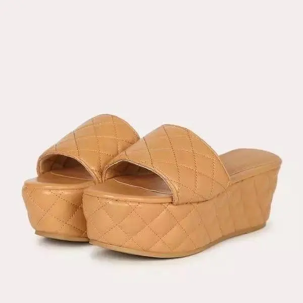 

Ins New Flip-Flops Large Size Platform Women Flat Sandals and Slippers All-match Breathable Non-slip Solid Color Slippers Women