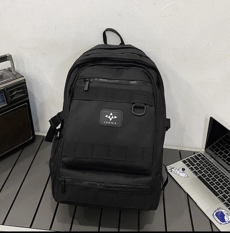 

3358 Large-capacity net celebrity backpack women 2021 new trendy college style backpack