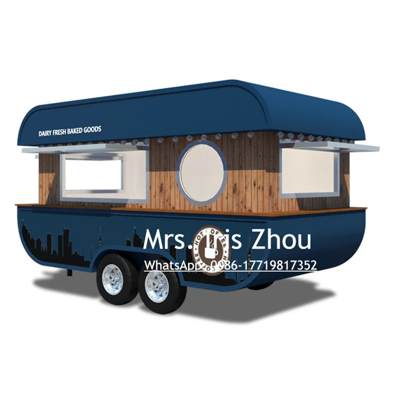 Новый грузовик для фаст фуда в форме лодки трейлер мобильная кухня кофе хот дог