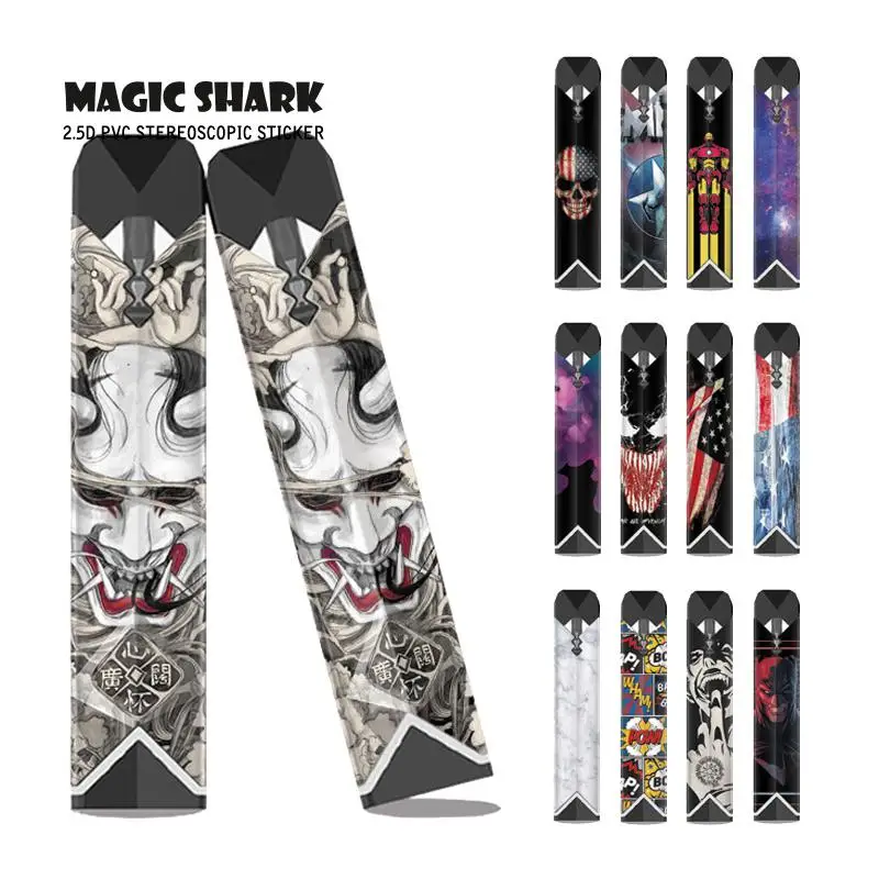 Волшебная Акула Флаг США череп Venum злой Бэтмен Звезда небо обертывание кожаный