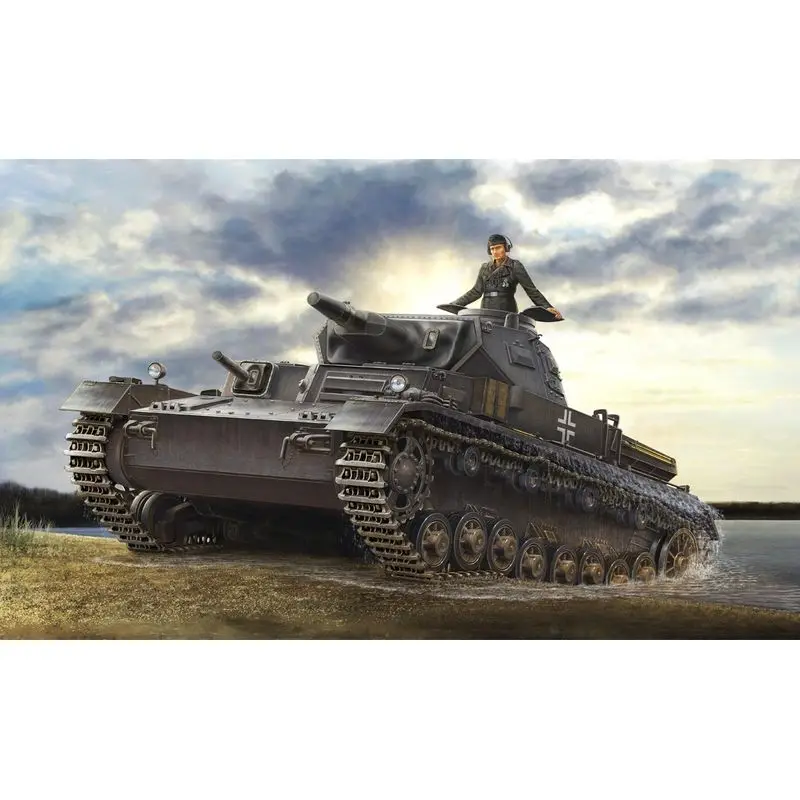 Hobby Boss 80132 1/35 Немецкий Panzerkampfwagen IV Ausf D / TAUCH - Комплект масштабной модели