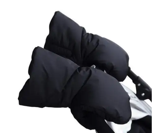 Зимняя детская коляска с муфтой для рук теплым мехом флисовая ручная крышка