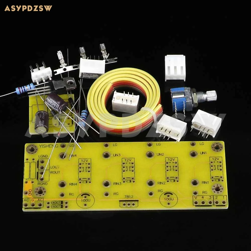 Предназначенный предусилитель 4 Way CMC RCA вход ручной переключатель аудиосигнала