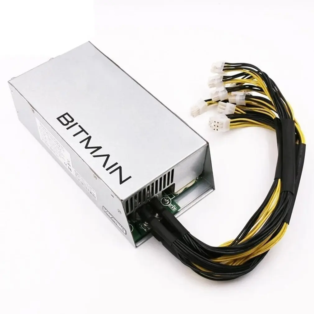 Блок питания 1200 Вт для ПК блок майнинга ATX APW3 1600 Antminer BTC Miner S7 S9 L3 A6 A7 ++ | Компьютеры и