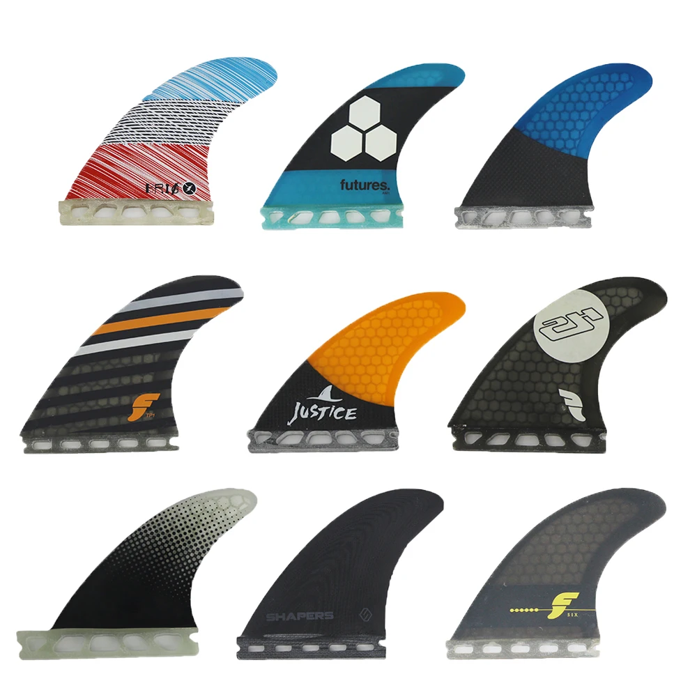 Future 2 шт./3 шт. центральные плавники для серфинга из стекловолокна с Сотами