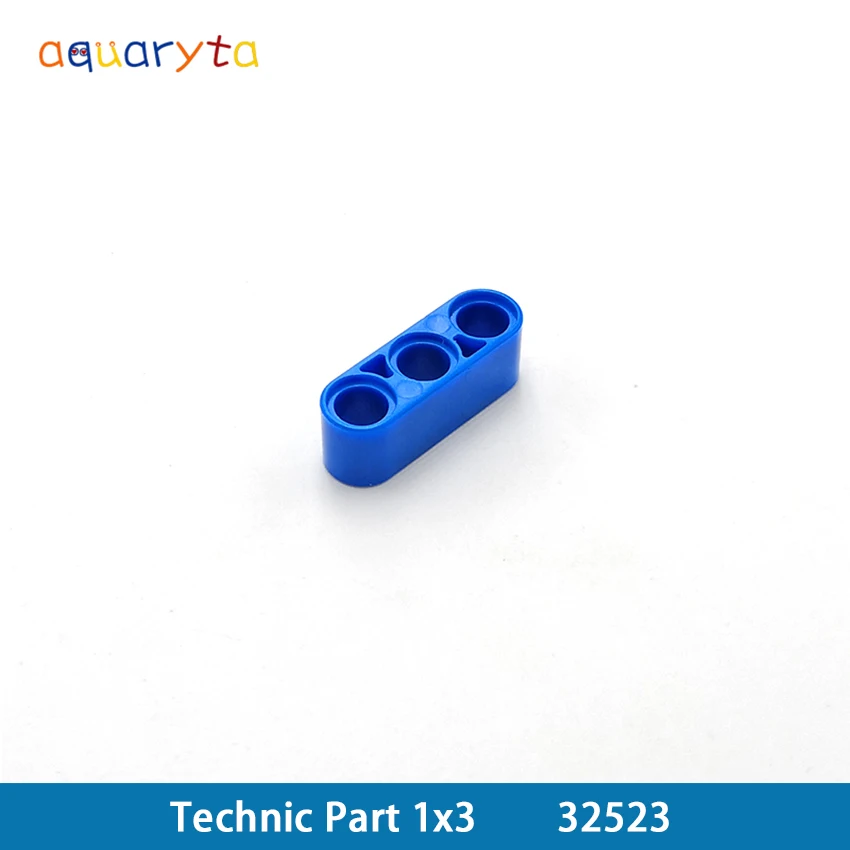 

Aquaryta 10pcs Building Blocks 32523 DIY Technic Parts1x3 Thick hole arm Liftarm Compatible Assembles Particles Toy for Children
