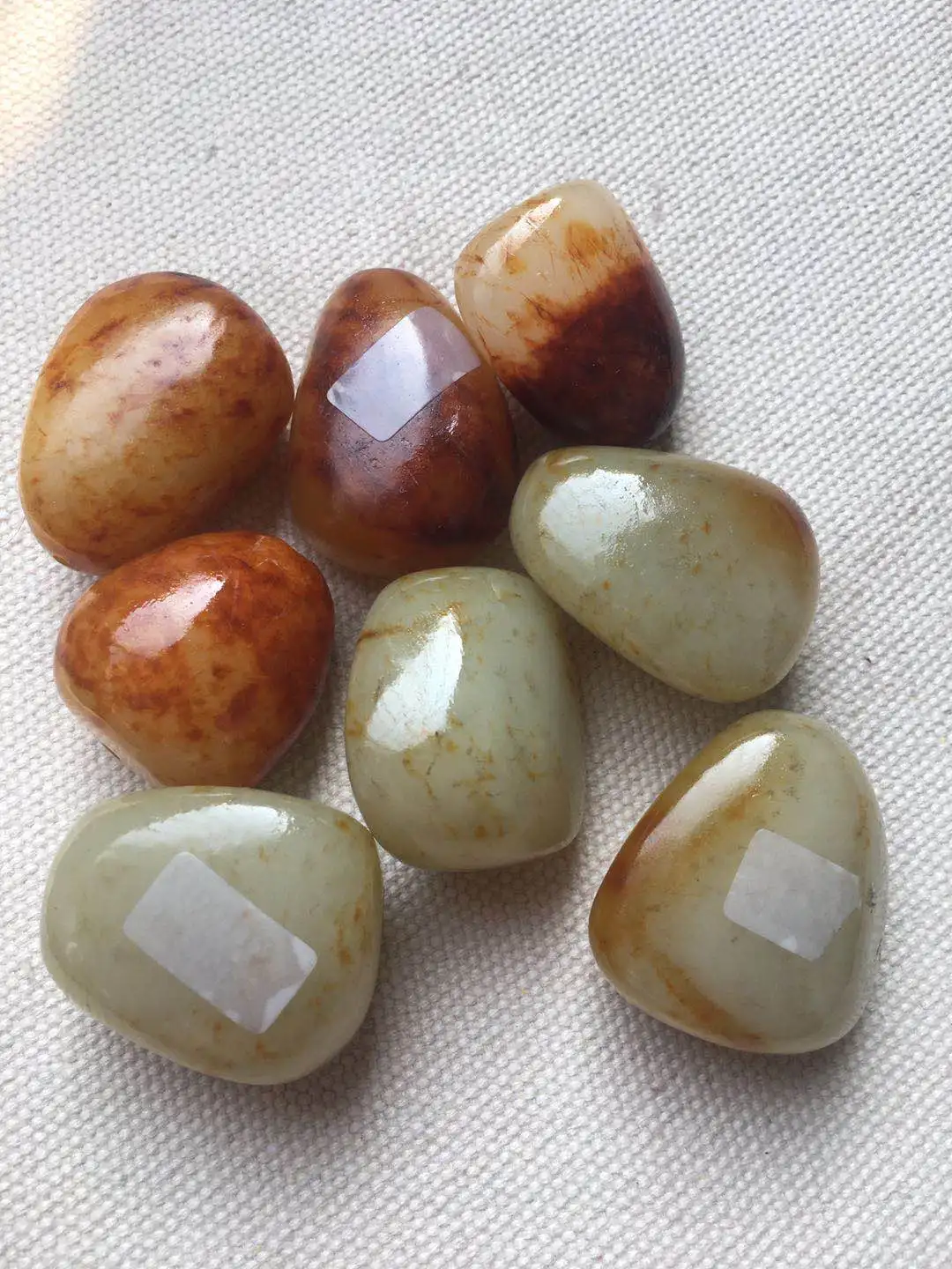 

Natural hetian jade jadeite beads white jade beads DIY bracelets for men jade jewelrygift genuine jade beads bracelet 23mm