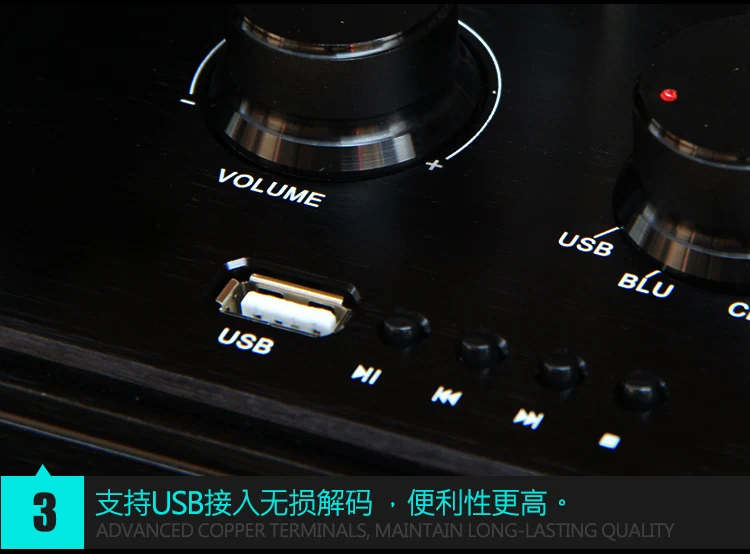 Неразрушительная музыка Bluetooth, сабвуфер Настольный 2,1 Усилитель мощности Bluetooth ламповый усилитель