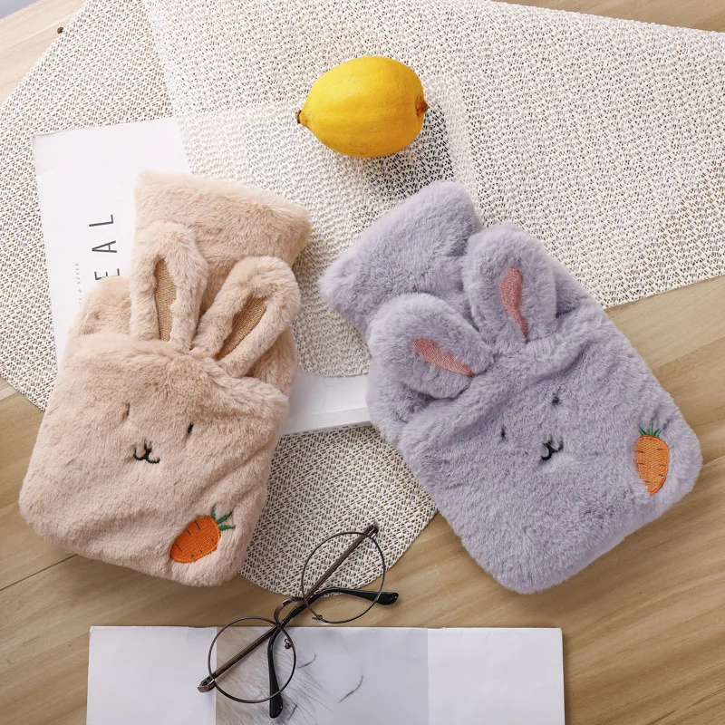 500 мл горячей воды Бутылка сумка packCute ПВХ стресс боли терапии вязаные мягкие