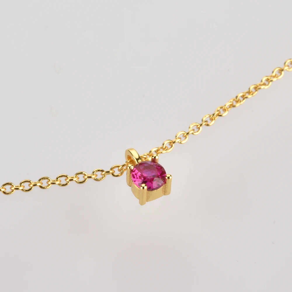 Женское ожерелье с подвеской ANDYWEN из стерлингового серебра 925 пробы золотистого