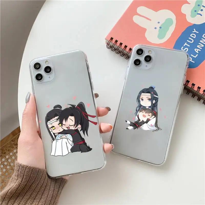 

Mo Dao Zu Shi Phone Case Transparent for Clear iPhone case 11 12 mini pro XS MAX 8 7 6 6S Plus X 5S SE 2020 XR