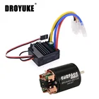 Щеточный двигатель RC 540 80T 13T 17T 21T 27T 35T 45T 55T, водонепроницаемый ESC для радиоуправляемого автомобиля Rock Crawler